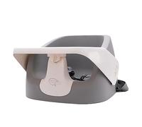 BabyDam SpongePod Baby Feeding Chair, Dining and Booster Seat for Babies and Toddlers, Easy to Clean with Removable Tray - Grey/White