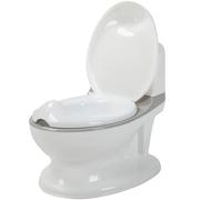BabyDan Children Training Potty with Flushing Sound. 100% PVC Free. White/Grey