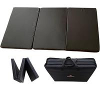 BabyDan Extra Thick Foldable Travel Cot Mattress, 60 x 120 x 4.5 cm, Black, Perfect for Weekends and Holidays