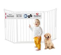 BabyDan Flex M, 90-146 cm, Stair Gate/Room Divider, White, Made in Denmark - Baby Gate/Safety Gate (Pet Gate/Dog gate/Dog playpen)