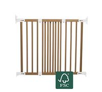 BabyDan Flexi Fit Wooden Stair Gate TÜV/GS Tested 69-106.5 cm Colour: Natural/White