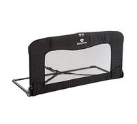 BabyDan Foldable Travel Bed Guard, 90 cm wide, Black - Fits mattresses up to 110 cm wide - (Safety Rail/Bed Rail/Bed Barrier/Bedside Guard for children and toddlers aged 18 months to 5 years)