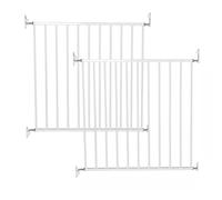 BabyDan No Trip Safety Gate (2 Pack) - White