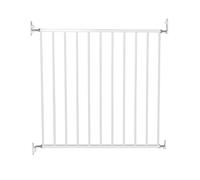 BabyDan No Trip Metal Safety Gate for 0-24 Months (White)
