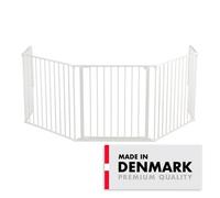 Babydan Olaf X Wide Wall Mounted Safety Gate 90 - 223Cm Room Divider, Fire Guard & Play Pen White