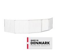 Babydan Olaf Xxx Wide Wall Mounted Safety Gate 90 - 350Cm Multi-Use Room Divider, Fire Guard & Play Pen White