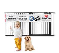 BabyDan Premier, Extra Wide Pressure Fit Stair Gate, 151.8-158 cm,