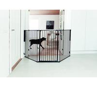 Babydan Scandinavian Extra Tall Flexible Pet and Dog Gate 90-223cms Black