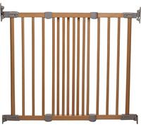 BabyDan Super Flexi Fit Wood Extending Safety Gate (Brown, 0 - 24 Months)