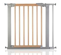 BabyDan True Pressure Avantgarde Baby Safety Stair Gate Silver Beech All Widths (77.5cm-84.4cm)