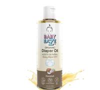 BABYEAZE Organic Baby Diaper Oil: Smooth, Complication-free Alternative to Crush Creams & Sprays, Hands-Free Use, Natural Coconut 4 Oz