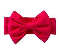 BABYGIZ Baby Headbands Newborn Infant Toddler Cotton Handmade with Big Bows Hair Accessories for Kids 0-6 Months Red