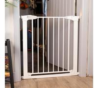 BABYGO® Baby Stair Gate, Pressure Fit, 76-83cm, No Drilling | UK No.1 Trusted Baby Safety Brand. Extra Strong 3M Adhesive. Dual Lock. Fits Standard UK Doorways, Stairs & Hallways.