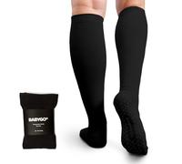 BABYGO® Compression Socks for Pregnancy - 20-30mmHg Maternity Support for Swelling, Circulation, Varicose Veins, Travel & Flights | Comfortable Relief for Pregnant Women (Black, M/L)