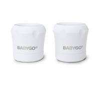 BABYGO® Magnetic Child Safety Cupboard Locks for Children 10 Locks, 2 Keys & 8 Free Corner Protectors Baby Proofing Kitchen Cabinets & Drawers Easy 30 Second (White, Magentic Keys)
