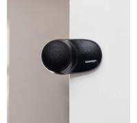 BABYGO® Magnetic Child Safety Cupboard Locks for Children 10 Locks, 2 Keys & 8 Free Corner Protectors Baby Proofing Kitchen Cabinets & Drawers Easy 30 Second Install (Black, Door Stopper)