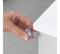 BABYGO® Magnetic Child Safety Cupboard Locks for Children 10 Locks, 2 Keys & 8 Free Corner Protectors Baby Proofing Kitchen Cabinets & Drawers Easy 30 Second Install (Clear, Corner Protectors)