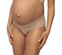 BABYGO® Maternity Knickers | Seamless with Leak Proof Gusset | Under the Bump | Soft and Stretchy | Low Rise for Pregnancy and Postpartum (UK, Alpha, L, Regular, Regular, Standard, Nude)