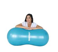 BABYGO® Peanut Ball for Labour Birth Pregnancy Exercise | Birthing Ball Maternity Labour Exercise Book & Foot Pump Included | Anti Burst Turquoise