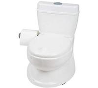 BABYGO Potty for Toddlers - Potty for Children - Realistic Children's Toilet with Flushing Sound - Ideal as a First Toilet for Your Toddler 9007 White 1 Piece (Pack of 1)