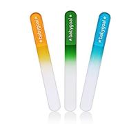 babygoal Newborn Nail File 3 Pack With A Pouch, Genuine Czech Float Glass, Perfect Shower Gift For Newborns, Toddlers, Infants, Babies & Young Children
