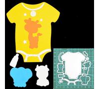 Babygrow, Clothes Metal Cutting Die Set, New Born, Babygro Stencil, Card Making, Paper Crafts, Scrapbooking, Photo Albums, B2