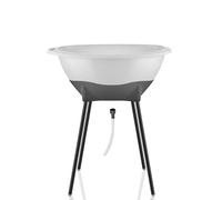 Babyjem Baby Bathtub with Frame Elegant Baby Bath Tub White