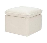 Babyletto Cali Storage Ottoman in Ivory Boucle, Greenguard Gold Certified