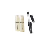 Babyliss 2583BU + 4580U Pro Cordless Portable Gas Combined 19mm Hair Styling Brush/Tong 2x Extra Free Energy Cells
