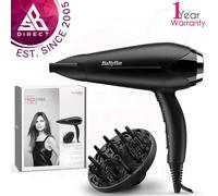 Babyliss 5572U Turbo Smooth 2200W Hair Dryers for Women│Ionic Frizz Control│InUK