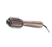BaByliss Air Power Volume Blower Brush - Drying & Blow Drying, 2-in-1 - On Wet or Dry Hair, 3 Temperature Settings, Ionic & Ceramic, Gold, AS95E