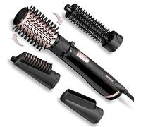 BaByliss AS200E Brush & Style Ionic rotating hot air brush set, 1000 watts, 4 attachments, black, 5-piece set