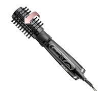 BaByliss Big Hair Rotating Hair Dryer Brush - Dry and Style in One Step, 2 Speeds & Alternating Directions, Ionic Frizz-Control, 50mm Barrel, Black, 2885U