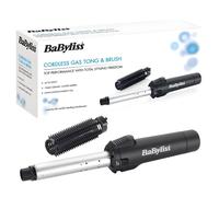 BaByliss 2583BU Pro Gas Hair Tong And Brush Cordless 19mm Ceramic Barrel
