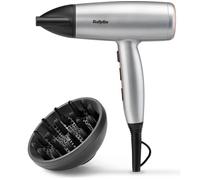 BaByliss Cosmos Compact-Lightweight Hair Dryer - New 2025, 2100W Powerful Sleek Blow Dryer, Ionic Frizz-Free Conditioning, 3 Heat & 2 Speed Settings, Silver, D580DU