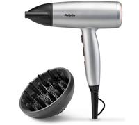 BaByliss Cosmos Compact-Lightweight Hair Dryer - New 2025, 2100W Powerful Sleek Blow Dryer, Ionic Frizz-Free Conditioning, 3 Heat & 2 Speed Settings, Silver, D580DU