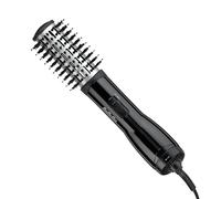 BaByliss Flawless Volume Hot Air Brush - Dry and Style in One, Titanium-Ceramic 38mm Barrel for Smoothness, Ionic Frizz-Control, Black, 2764U