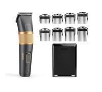 BaByliss Graphite Precision Hair Clipper for Men, Cordless Hair Clippers with 160-Minute Run Time, Fast Charge, Professional Japanese Steel Blades, 8 Comb Guides, Hard Storage Case, Black, E987U