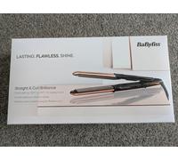 BaByliss Straight and Curl Brilliance Rose-Gold Hair Straightener
