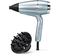 BaByliss Hydro-Fusion Professional Hair Dryer With Diffuser 2100W - Blue, 5573U