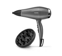 BaByliss Italian Light Weight Pro Hair Dryer Salon Quality Blow Dry with Large Diffuser 5916U