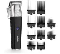 BaByliss Lithium Power Hair Clippers, Cordless, Quick Charge, Taper Level 0.5-25mm, 8 Comb Guides (0.8-25mm) and Storage Bag, Lithium Power, Japanse Steel Blades, E812U