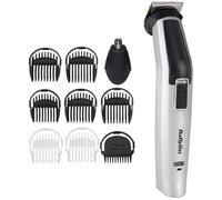 BaByliss MEN 10 in 1 Titanium Face and Body Multi Grooming Kit with Nose Trimmer Head