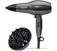 BaByliss Platinum Diamond 2300W Professional AC Motor hairdryer, ultra-fast drying, Ionic, Diffuser