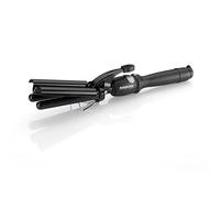 BaByliss Pro Porcelain Triple Barrel Waver Tong - Black