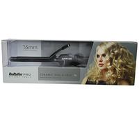 Babyliss Pro Ceramic Dial A Heat Hair Tongs with 25 Heat Settings Curler Wand (BLACK)