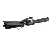 BaByliss Pro Porcelain Triple Barrel Waver Tong - Black