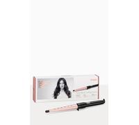 BaByliss Rose Blush Conical Curling Wand 2285JU with Extra Long Barrel