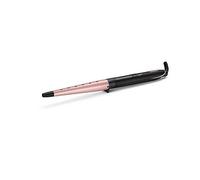 BaByliss Rose Quartz Conical Wand - 13-25mm Hair Curler for Natural Waves and Curls, Ceramic, 6 Heat Settings 160°C to 210°C, Pink & Black, C454U
