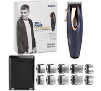 BaByliss Super Clipper XTP Cordless Hair Clipper - Pro Barber Kit Blue & Rose